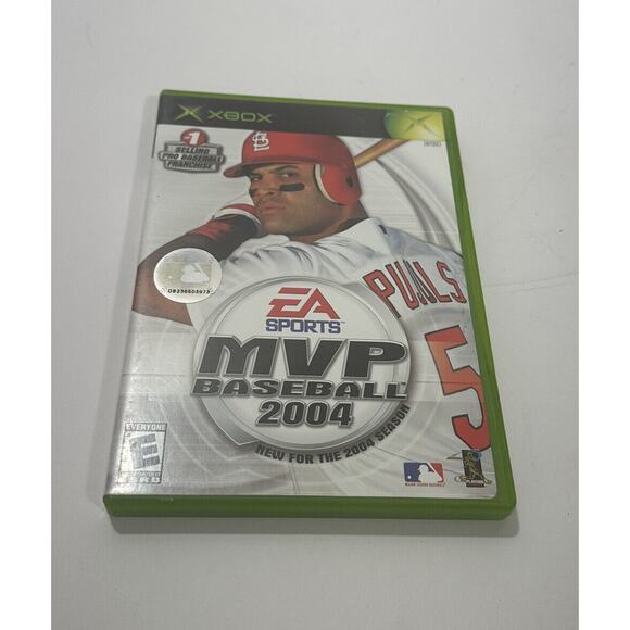 MVP Baseball 2004 Microsoft Xbox 2004 Box And Manual - Picture 1 of 5